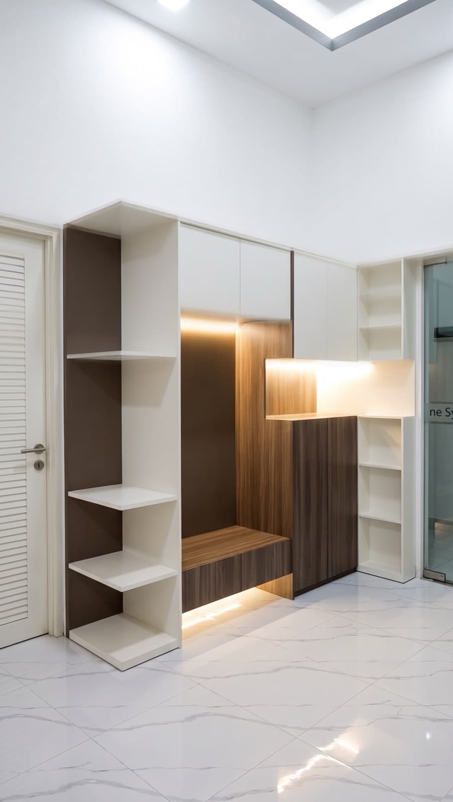 Minimalist Floating Credenza